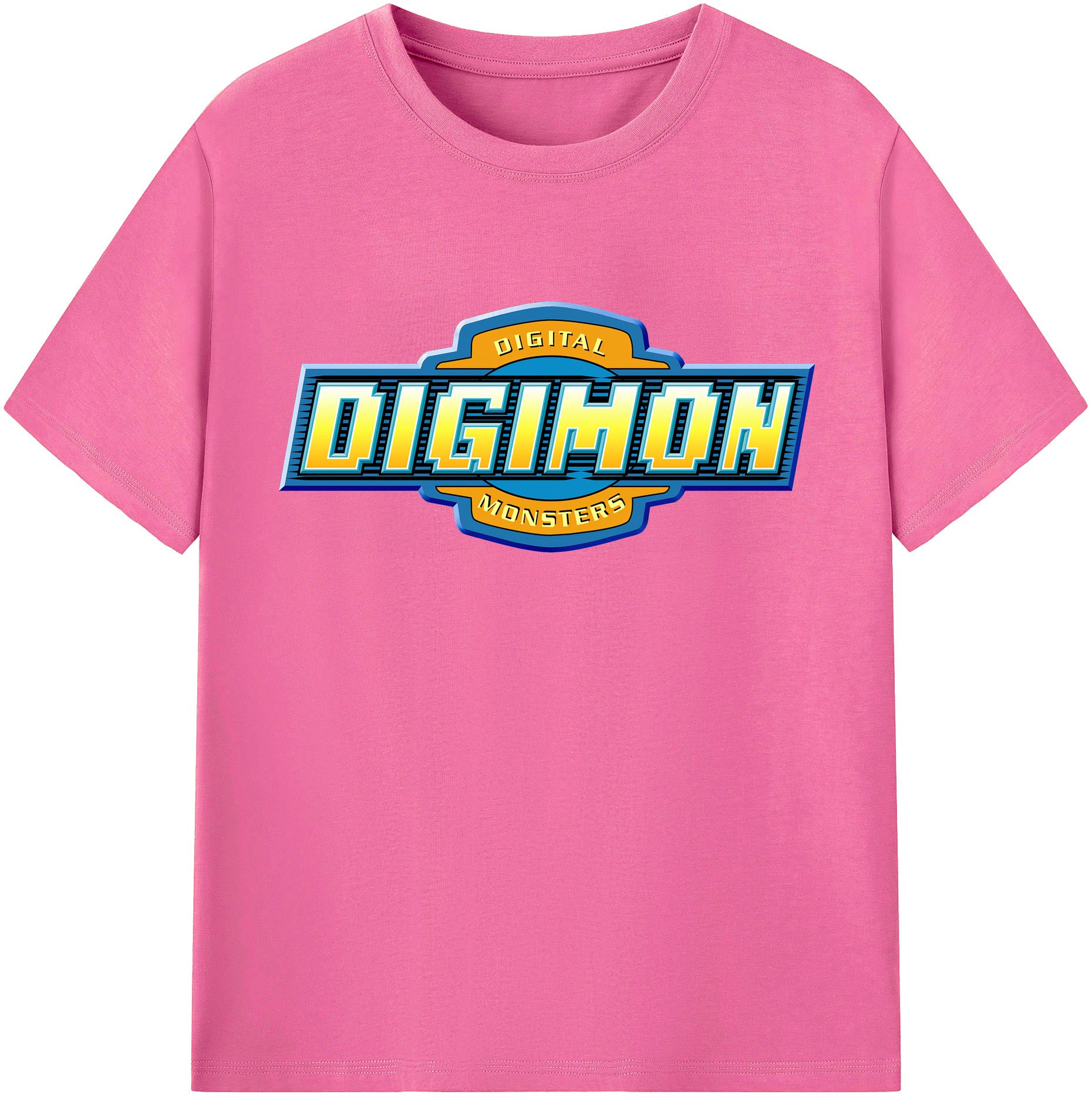 （画像用） Digimon デジタルモンスター/デジモン レディースカジュアルプリントTシャツ（綿100％）